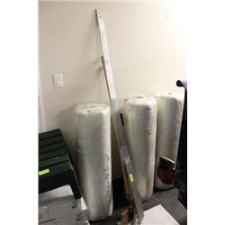 TILE FLOOR SCRAPERS & 1X6' ALUMINUM STRAIGHT EDGE