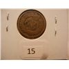 Image 2 : 1863 Copper Nickel Indian Head Cent Key Date