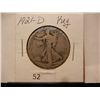 Image 1 : 1921-D Walking Liberty Half Dollar Key Date