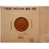 Image 1 : 1908 Indian Head Cent