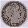 Image 1 : 1909 BARBER HALF DOLLAR, VF