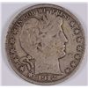 Image 1 : 1912-D BARBER HALF DOLLAR, VF