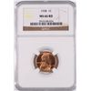 Image 1 : 1938 LINCOLN CENT, NGC MS-66 RED