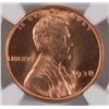 Image 2 : 1938 LINCOLN CENT, NGC MS-66 RED