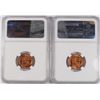 Image 2 : ( 2 ) 1941-D LINCOLN CENTS, NGC MS-66 RED GEMS