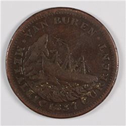 1837 HARD TIMES TOKEN VG