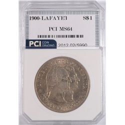 1900 LAFAYETTE DOLLAR PCI MS64 NICE ORIGINAL COLOR