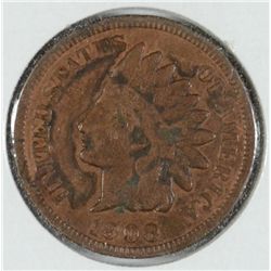 1908-S INDIAN HEAD CENT F+