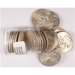 ROLL of 1964 & 1964-D SILVER KENNEDY HALF DOLLARS