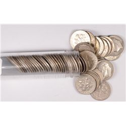 ROLL of MERCURY DIMES VARIOUS DATES