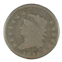 1814 LARGE ONE CENT  GOOD NICE SURFACES
