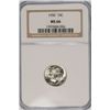 Image 1 : 1950 ROOSEVELT DIME NGC MS-66