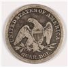 Image 2 : 1854 SEATED QUARTER F/VF