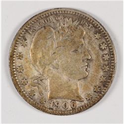 1900-O BARBER QUARTER F/VF