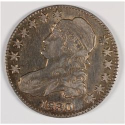 1830 BUST HALF DOLLAR XF-45