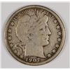 Image 1 : 1907-O BARBER HALF DOLLAR VF-30