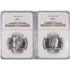Image 1 : 1966 AND 1967 SMS KENNEDY HALF DOLLAR, NGC MS-67