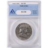Image 1 : 1949-S FRANKLIN HALF DOLLAR, ANACS AU-55