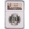 Image 1 : 1961-D FRANKLIN HALF DOLLAR, NGC MS-64 FBL