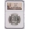 Image 1 : 1963  FRANKLIN HALF DOLLAR, NGC MS-64