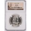 Image 1 : 1963-D FRANKLIN HALF DOLLAR, NGC MS-64