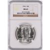 Image 1 : 1964 KENNEDY HALF DOLLAR, NGC MS-65