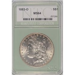 1883-O MORGAN DOLLAR NTC MS-64
