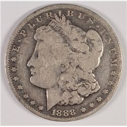 1888-O MORGAN DOLLAR VG (HOT LIPS)