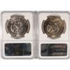 Image 2 : (2) IKE DOLLARS (74-D, 77-D) NGC MS-64/65