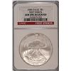 Image 1 : 2006 SILVER AMERICAN EAGLE NGC GEM UNC (FIRST STRIKE)