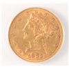 Image 2 : 1882 $5 GOLD LIBERTY ANACS AU-50 DETAILS