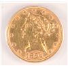 Image 3 : 1894 $5 GOLD LIBERTY ANACS AU-50 DETAILS