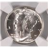Image 2 : 1945-D MERCURY DIME, NGC MS-66 BLAST WHITE!