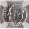 Image 2 : 1963 ROOSEVELT DIME, NGC MS-66