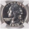 Image 2 : 1958 WASHINGTON QUARTER, NGC PROOF-67