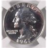 Image 2 : 1961 WASHINGTON QUARTER, NGC PROOF-68