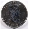 Image 2 : 2013 YEARLY EDITION CANADIAN MAPLE LEAF ONE OUNCE .9999 SILVER COIN
