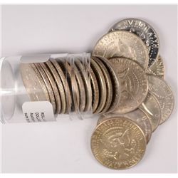 ROLL of 1964 & 1964-D SILVER KENNEDY HALF DOLLARS