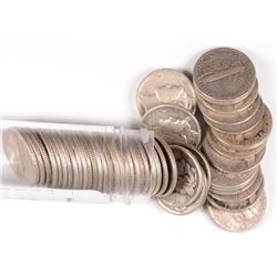 ROLL of MERCURY DIMES VARIOUS DATES