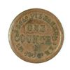 Image 2 : 1863 CIVIL WAR TRADE TOKEN "BROAS PIE BAKER" N.Y. CHOICE AU/UNC