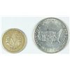 Image 2 : 1887 V NICKEL FINE & 1951 WASH-CARVER HALF DOLLAR AU