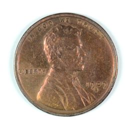 1909-S LINCOLN ONE CENT XF  KEY COIN