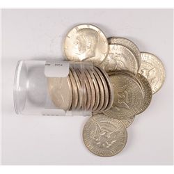 ROLL of 1964 & 1964-D SILVER KENNEDY HALF DOLLARS