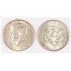 Image 2 : ROLL of 1964 & 1964-D SILVER KENNEDY HALF DOLLARS