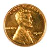 Image 1 : 1942 LINCOLN CENT PROOF 64 RED