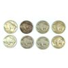 Image 2 : LOT OF (6) GEM BU JEFFERSON NICKELS KEY DATES; 2- 1950 D, 1- 1945 S, 1- 1949,