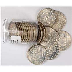 ROLL of 1964 & 1964-D SILVER KENNEDY HALF DOLLARS