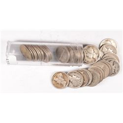 ROLL of MERCURY DIMES VARIOUS DATES