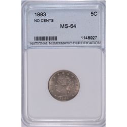 1883 N/C V-NICKEL NNC MS-64