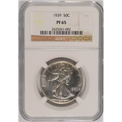1939 PROOF WALKING LIBERTY HALF DOLLAR NGC PF-65 (WHITE)